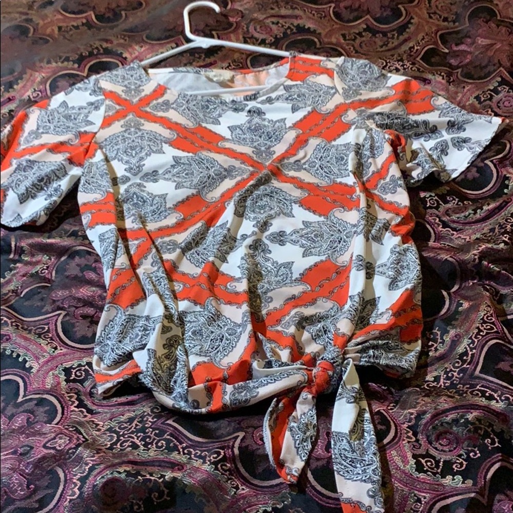 Cute print blouse